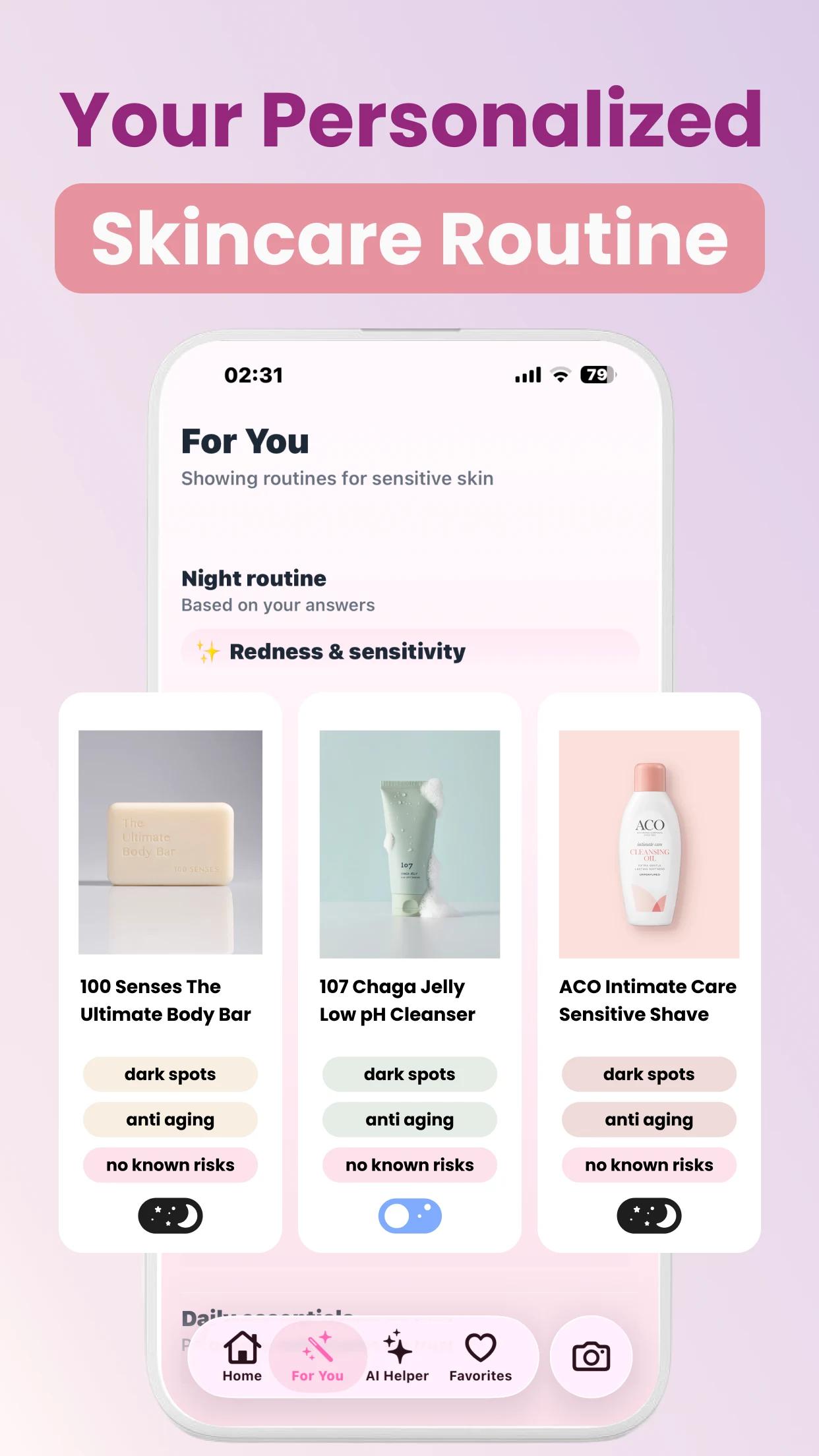 MamaSkin: Pregnancy Skincare screenshot